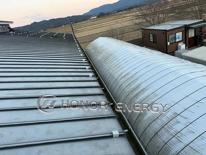 Standing Seam Metal Roof Clamps is installed and ready Standing Seam Metal Roof Clamps is installed and ready